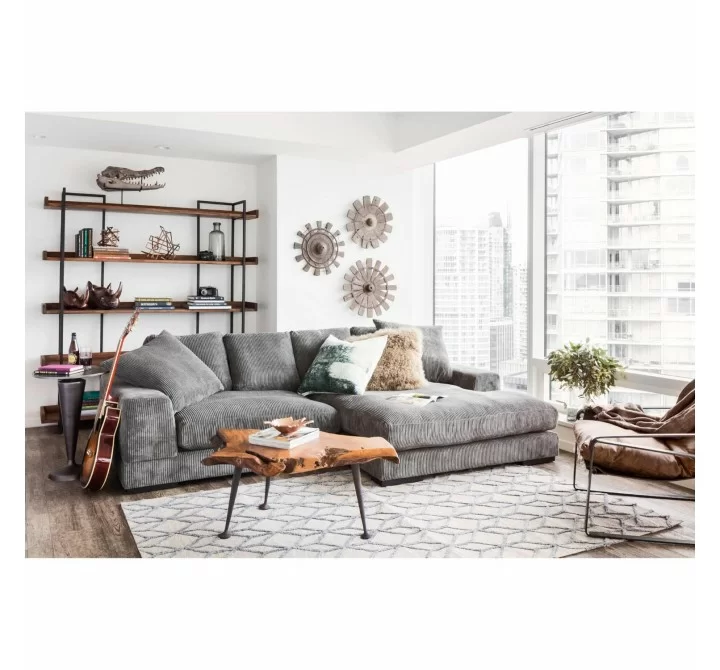 Moe's Home Collection Vancouver Bookshelf Large in Light Brown - Lifestyle