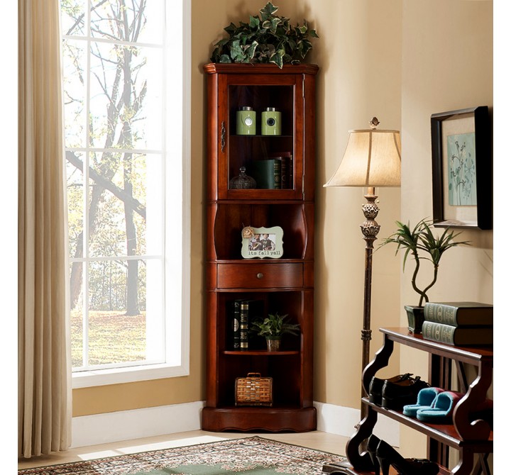 Corner Curio Cabinet - Lifestyle