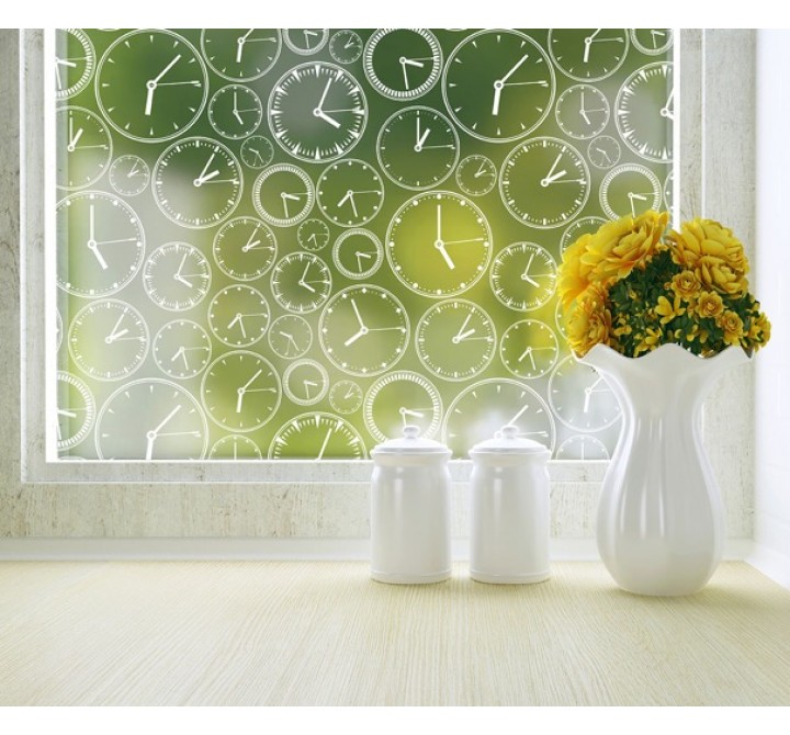 Odhams Press About Time Privacy Adhesive Window Film