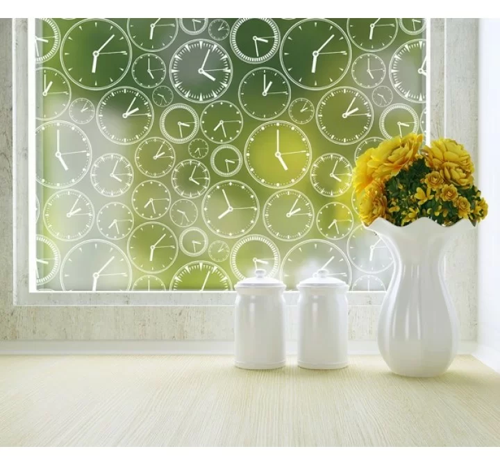 Odhams Press About Time Privacy Adhesive Window Film