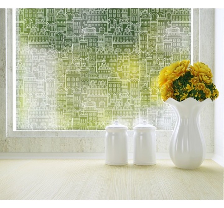 Odhams Press Little City  Sheer Adhesive Window Film