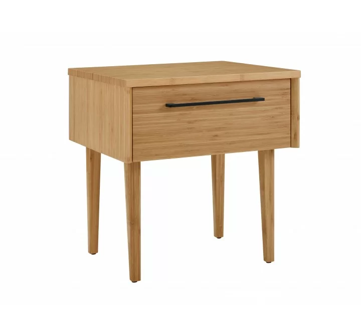 Greenington Sienna Nightstand, Caramelized - Front Side Angle