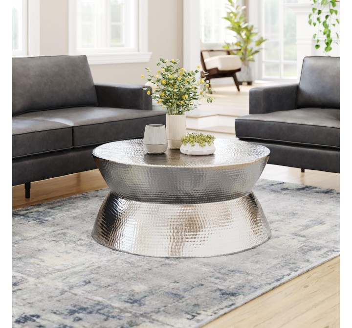 Madryn Coffee Table Silver - Lifestyle 1