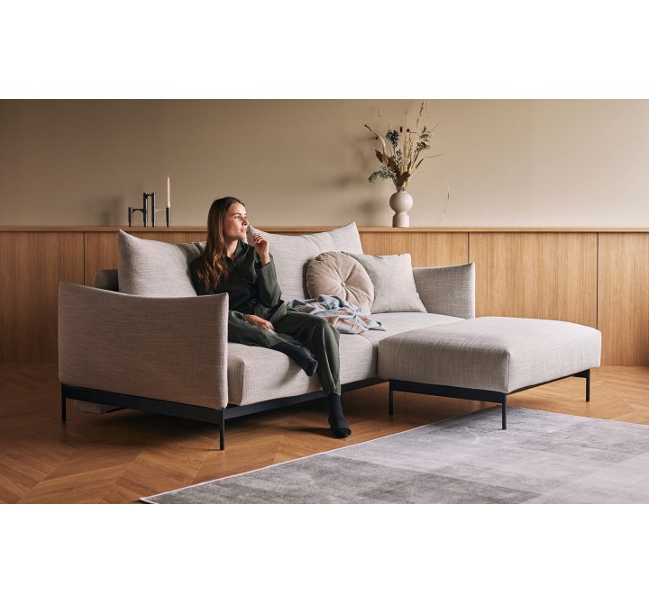 Innovation Living Malloy Sofa Bed - Kenya Gravel - Lifestyle 1