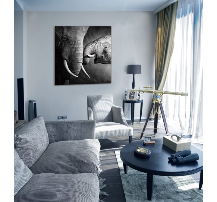 J&M Furniture Acrylic Wall Art Mama Elephant | SB-61166