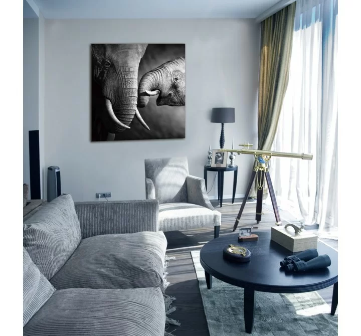 J&M Furniture Acrylic Wall Art Mama Elephant | SB-61166