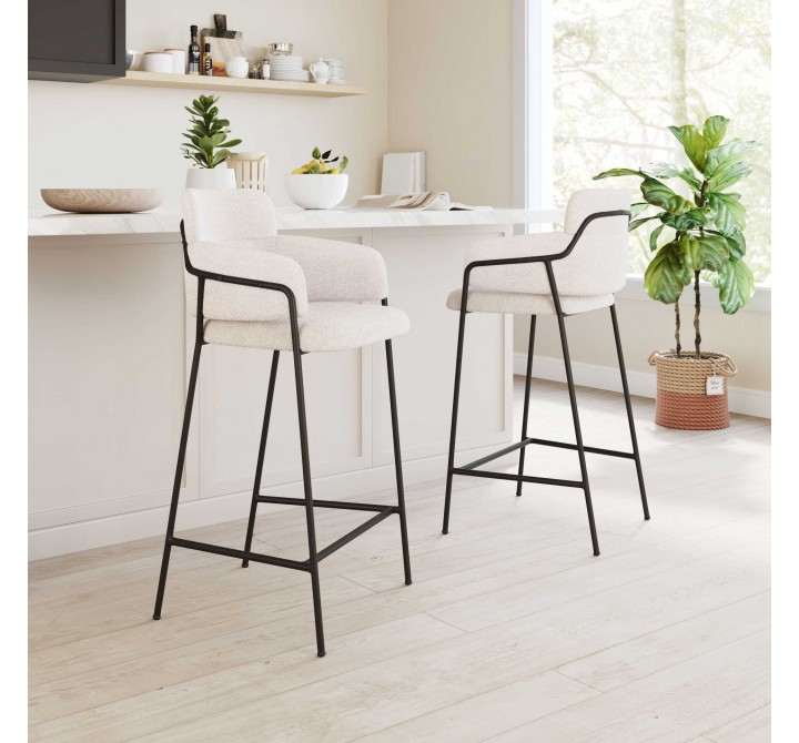 Marcel Barstool in Cream - Lifestyle