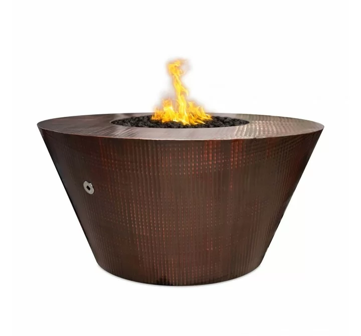 The Outdoor Plus Martillo Round Copper Fire Pit 