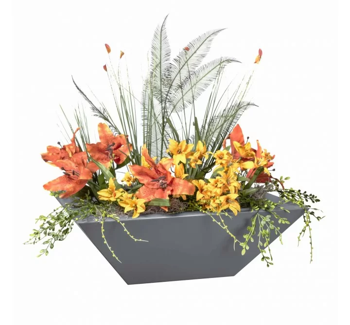 The Outdoor Plus Maya Powder Coated Planter Bowl