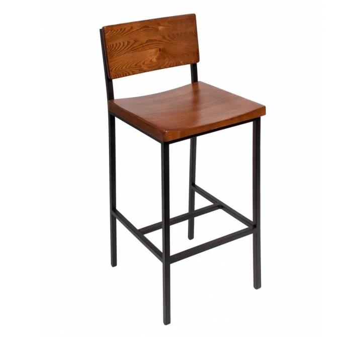 Autumn Ash Barstool With - Sand Black Frame