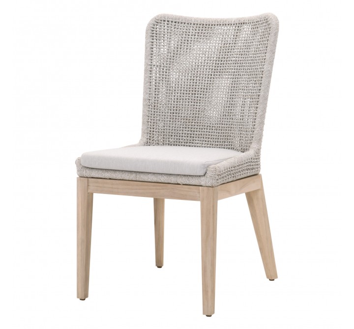 Essentials For Living Mesh Outdoor Dining Chair - Set of Two - Front Side Angle