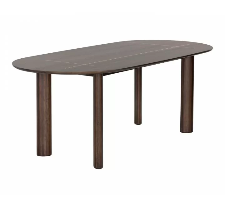 Sunpan Nancy Dining Table 82.75" - Front Side Angle