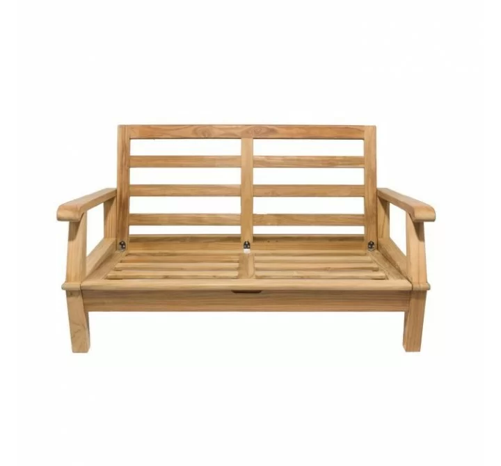Royal Teak Miami Love Seat / 2-Seater / FRAME ONLY