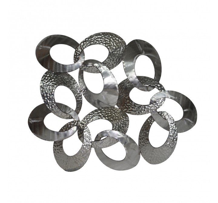 Moe's Home Collection Looped Metal Wall Decor - Front  Angle