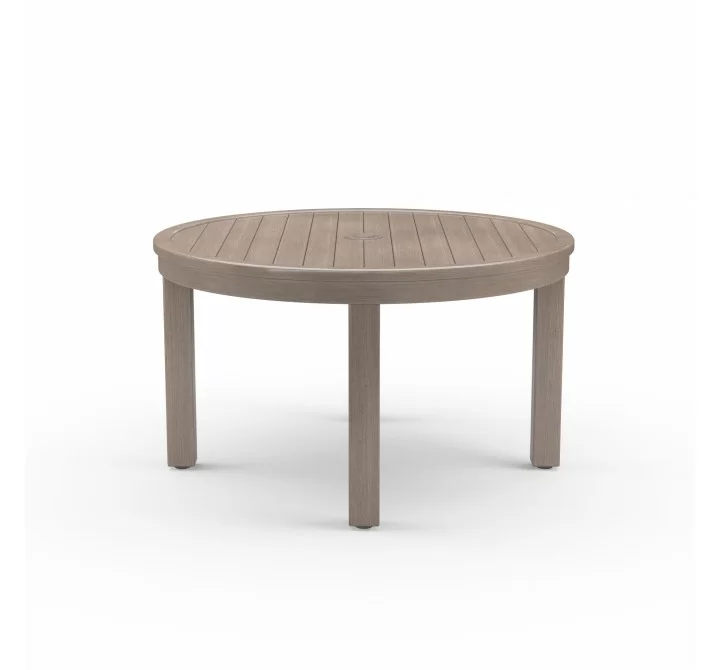 Sunset West Laguna 50" Round Dining Table - Front Side Angle