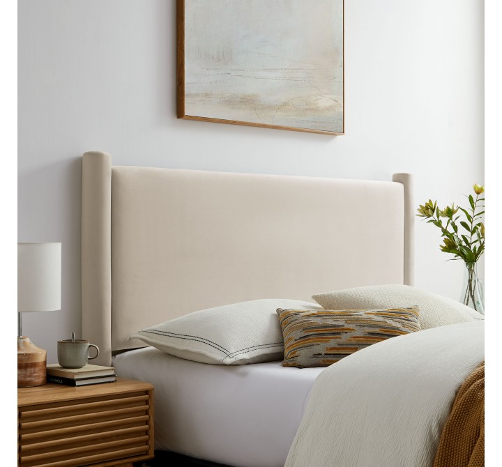 Modway Rael Performance Velvet Full Headboard Ivory