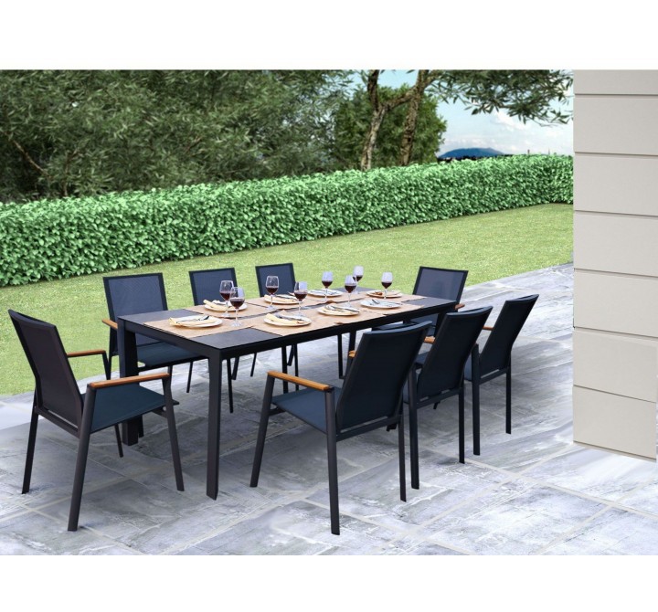 Bellini Home And Garden Bellini Home And Garden 9 Piece Montalcino Dining Set - Lifestyle