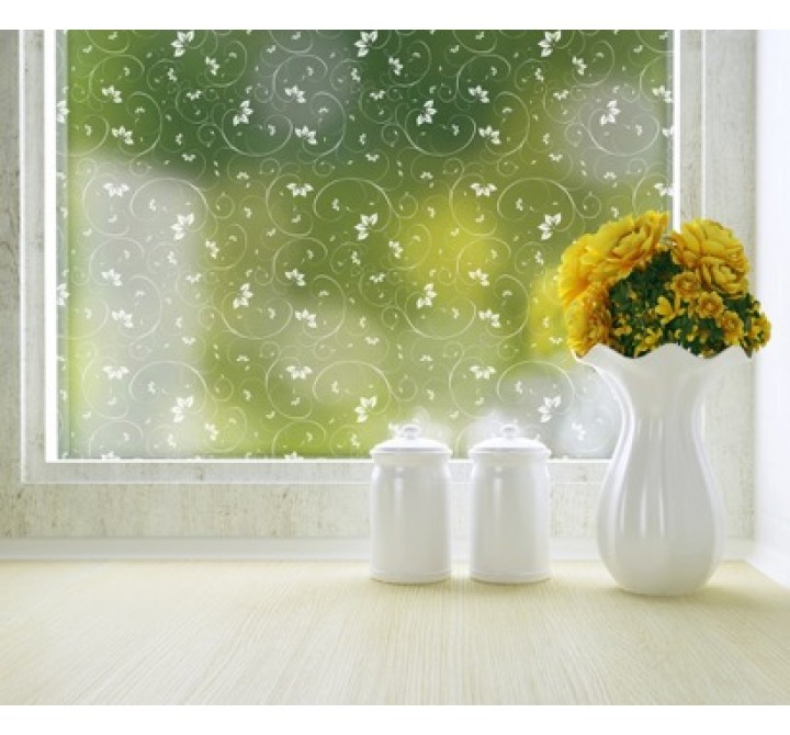 Odhams Press Jasmine Privacy Adhesive Window Film