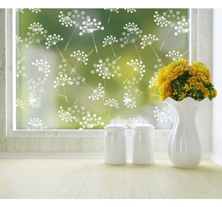 Odhams Press Dandelion Privacy Adhesive Window Film