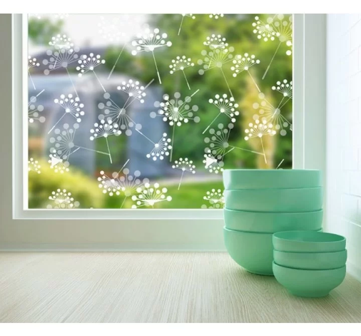 Odhams Press Dandelion Sheer Adhesive Window Film