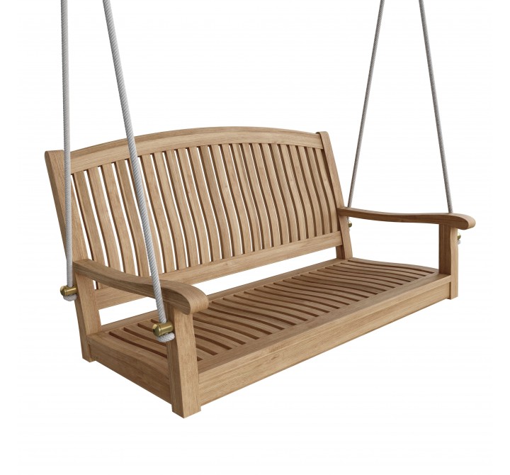 Anderson Teak Del-Amo 48" Round Swing Bench-1