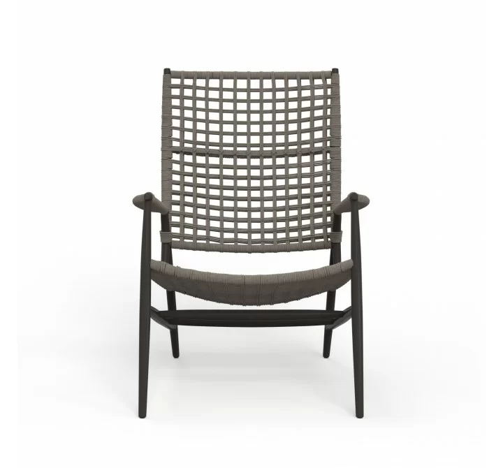 Sunset West Grigio Highback Chair - Front Angle
