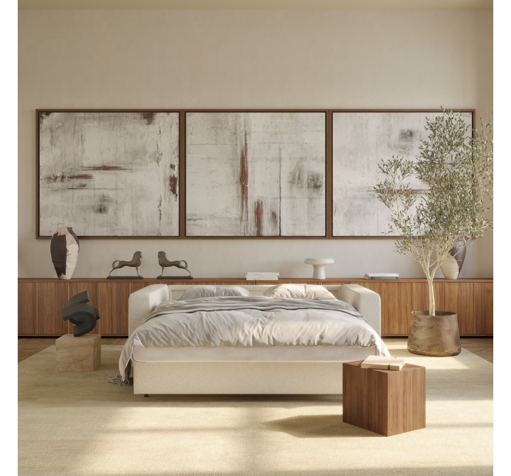 Innovation Living Neah Queen Size Sofa Bed with Curved Arms
