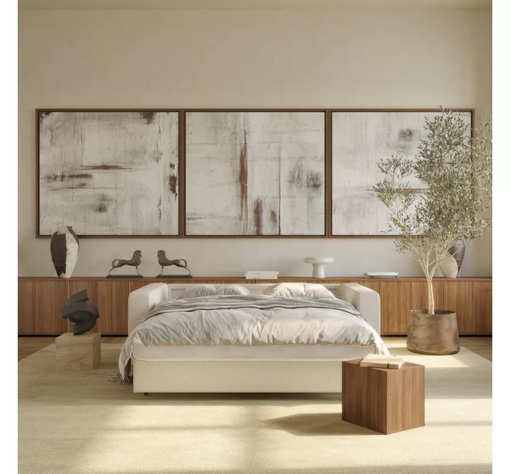 Innovation Living Neah Queen Size Sofa Bed with Curved Arms