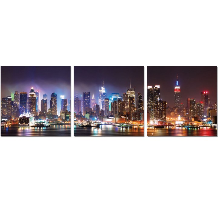 J&M Furniture Acrylic Wall Art New York | SH-71051ABC