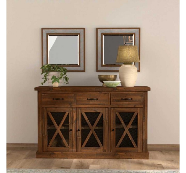 Newberry Sideboard in Medium Brown - Lifestyle