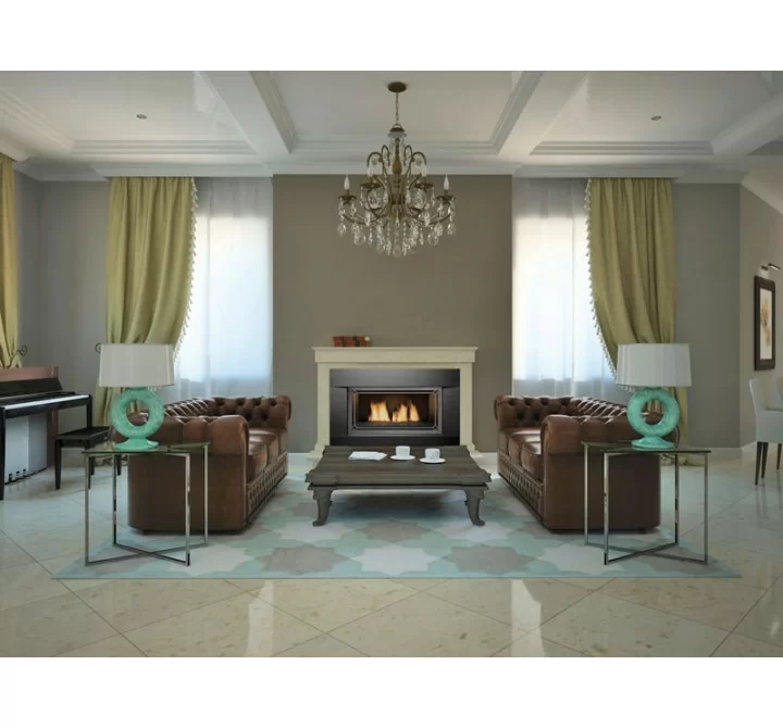 Sierra Flame Newcomb 36 Direct Vent Linear Gas Fireplace - Lifestyle