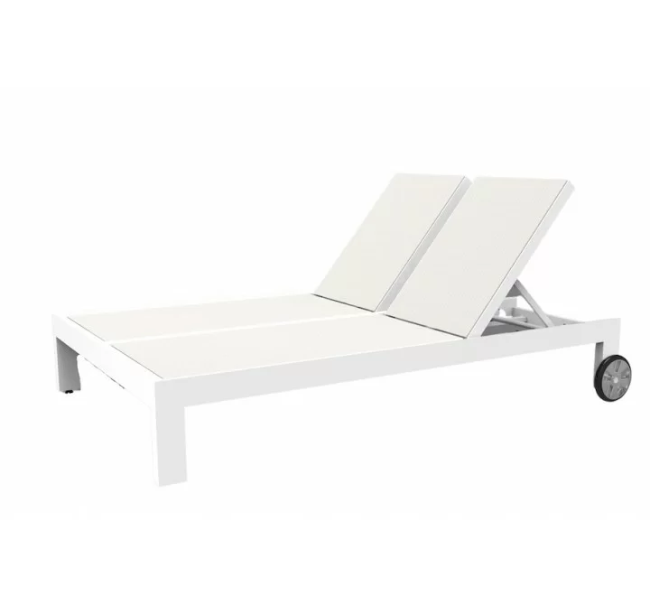 Sunset West Newport Adjustable Double Sling Chaise-Left