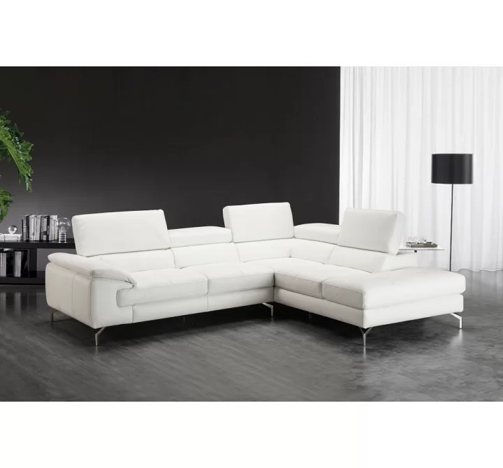 J&M Furniture Nila Premium Leather Sectional Left