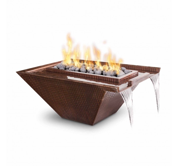 The Outdoor Plus Nile Hammered Copper Fire & Water Bowl