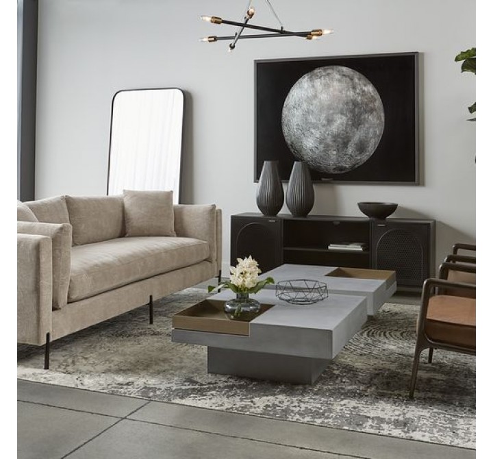 Sunpan Josie Sofa in Nepal Cashew - Lifestyle