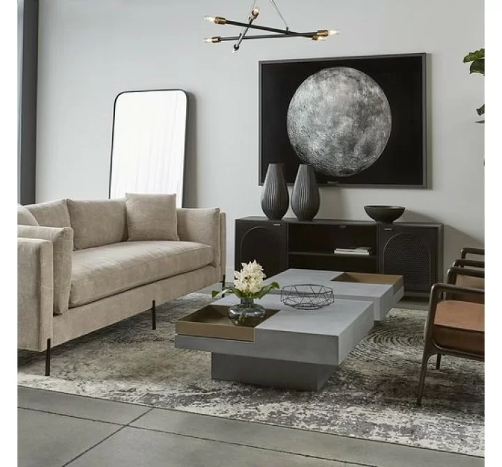 Sunpan Josie Sofa in Nepal Cashew - Lifestyle