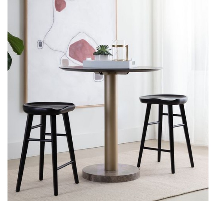 Sunpan Dominic Counter Stool in Black - Lifestyle