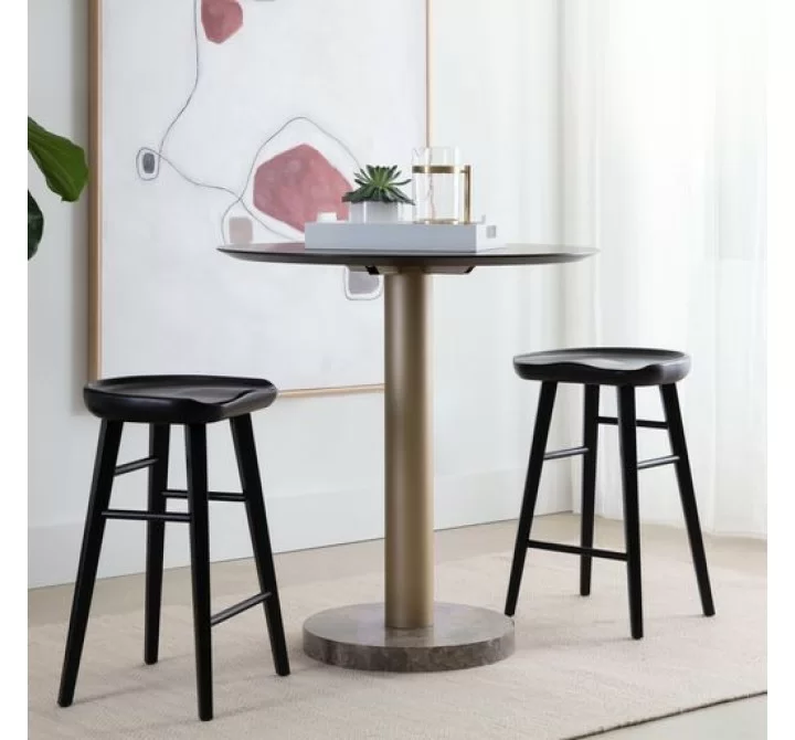 Sunpan Dominic Counter Stool in Black - Lifestyle