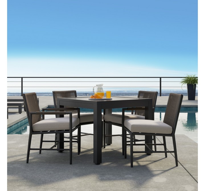 Pietra Armless Dining Chair in Echo Ash, No Welt - Lifestyle