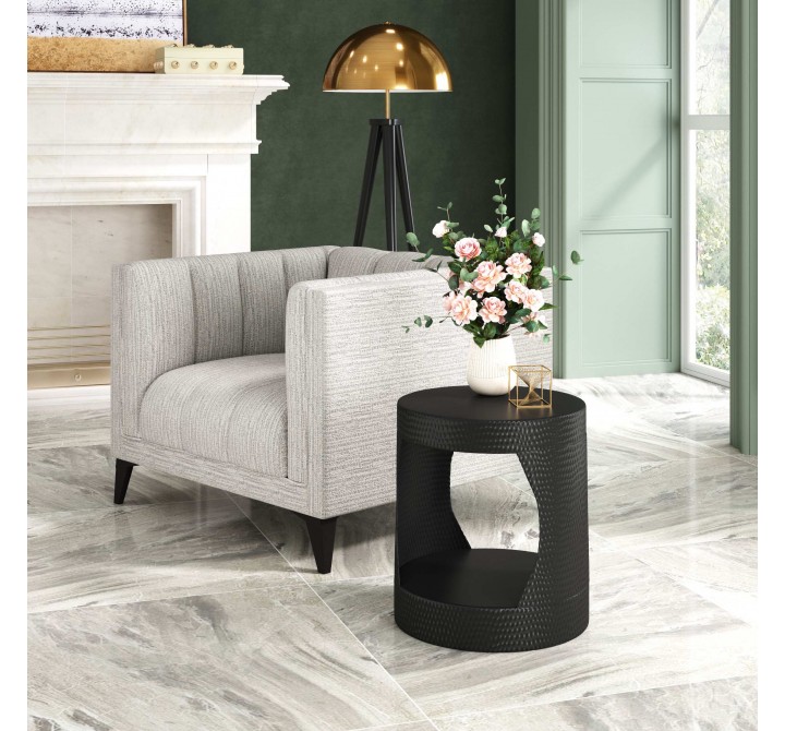Nuuk Side Table Black - Lifestyle 