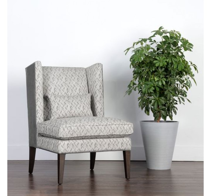 Sunpan Kenzo Lounge Chair in Fuego Navy - Abbington Navy - Lifestyle