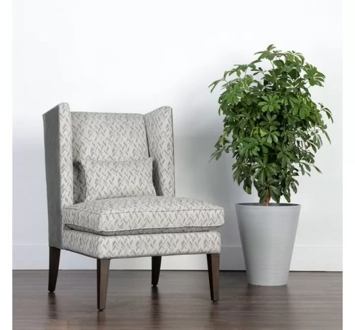 Sunpan Kenzo Lounge Chair in Fuego Navy - Abbington Navy - Lifestyle