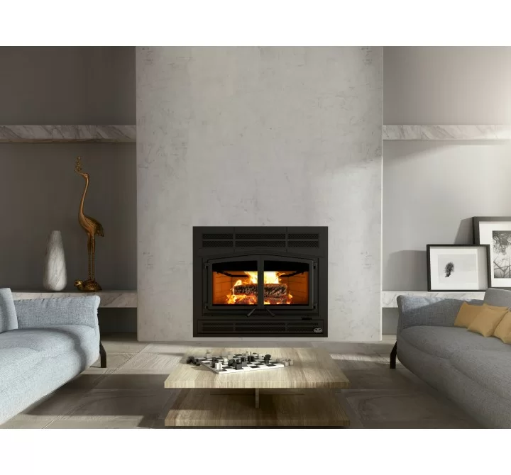 Osburn Stoves Horizon Fireplace w/ Heat Activated Variable Speed Blower - Lifestyle 