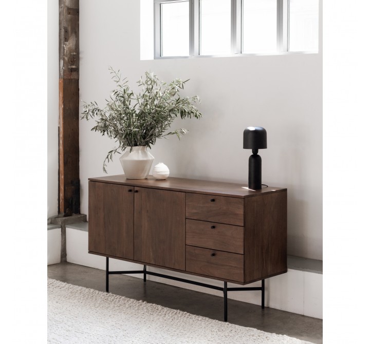 Moe's Home Collection Echo Table Lamp in Black - Lifestyle