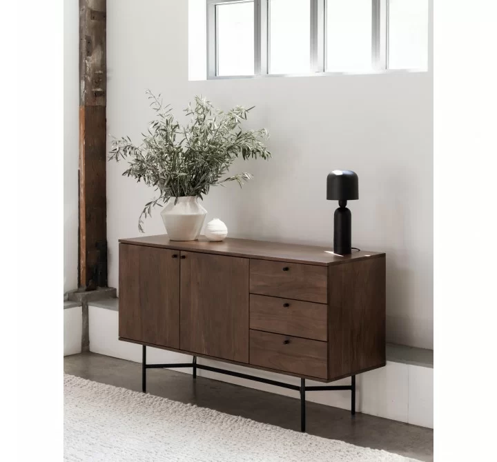 Moe's Home Collection Echo Table Lamp in Black - Lifestyle
