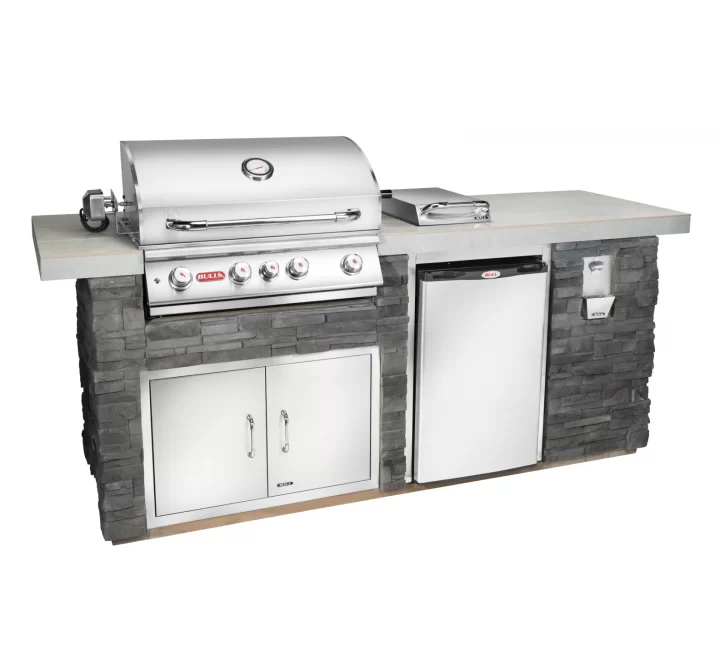 Bull BBQ Outdoor Kitchen - Angled View 
