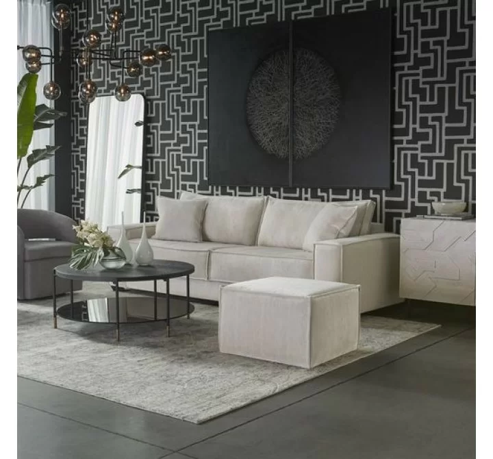 Sunpan Kourtney Swivel Lounge Chair Zenith Graphite Grey - Lifestyle