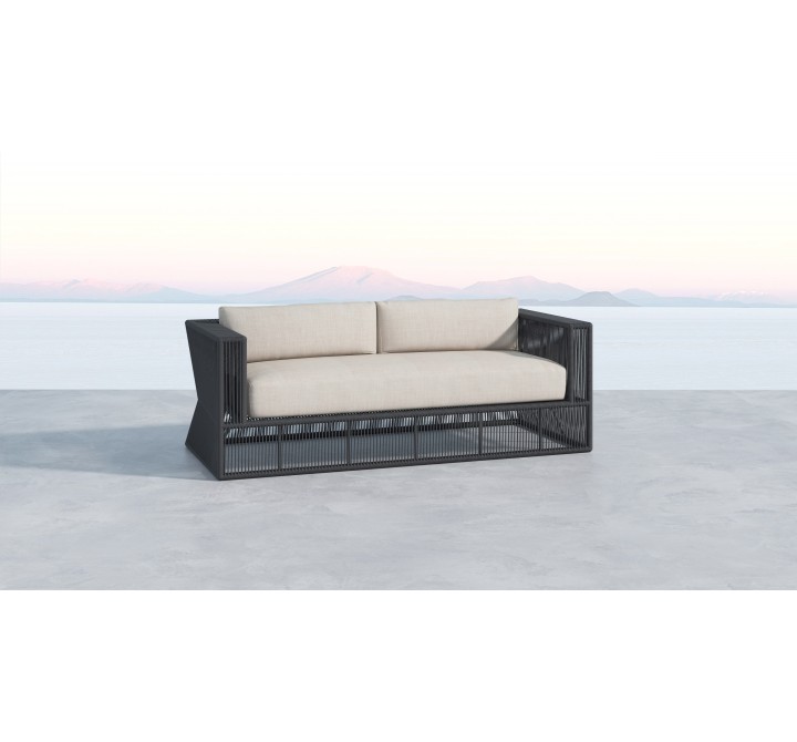 Milano Sofa in Echo Ash w/ Self Welt - Lifestyle