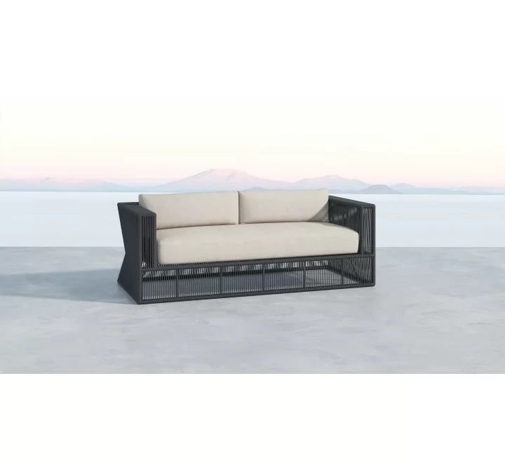 Milano Sofa in Echo Ash w/ Self Welt - Lifestyle