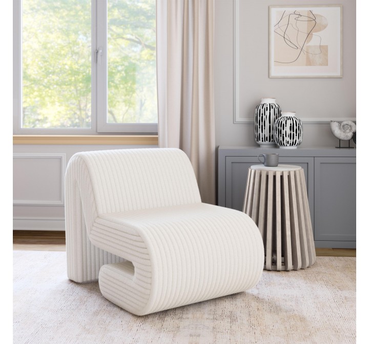 Opam Accent Chair in White- Lifestyle 1